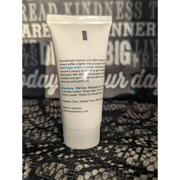 🥚3/30 Vasanti Brighten Up Exfoliating Cleanser Mini - Picture 2 of 2
